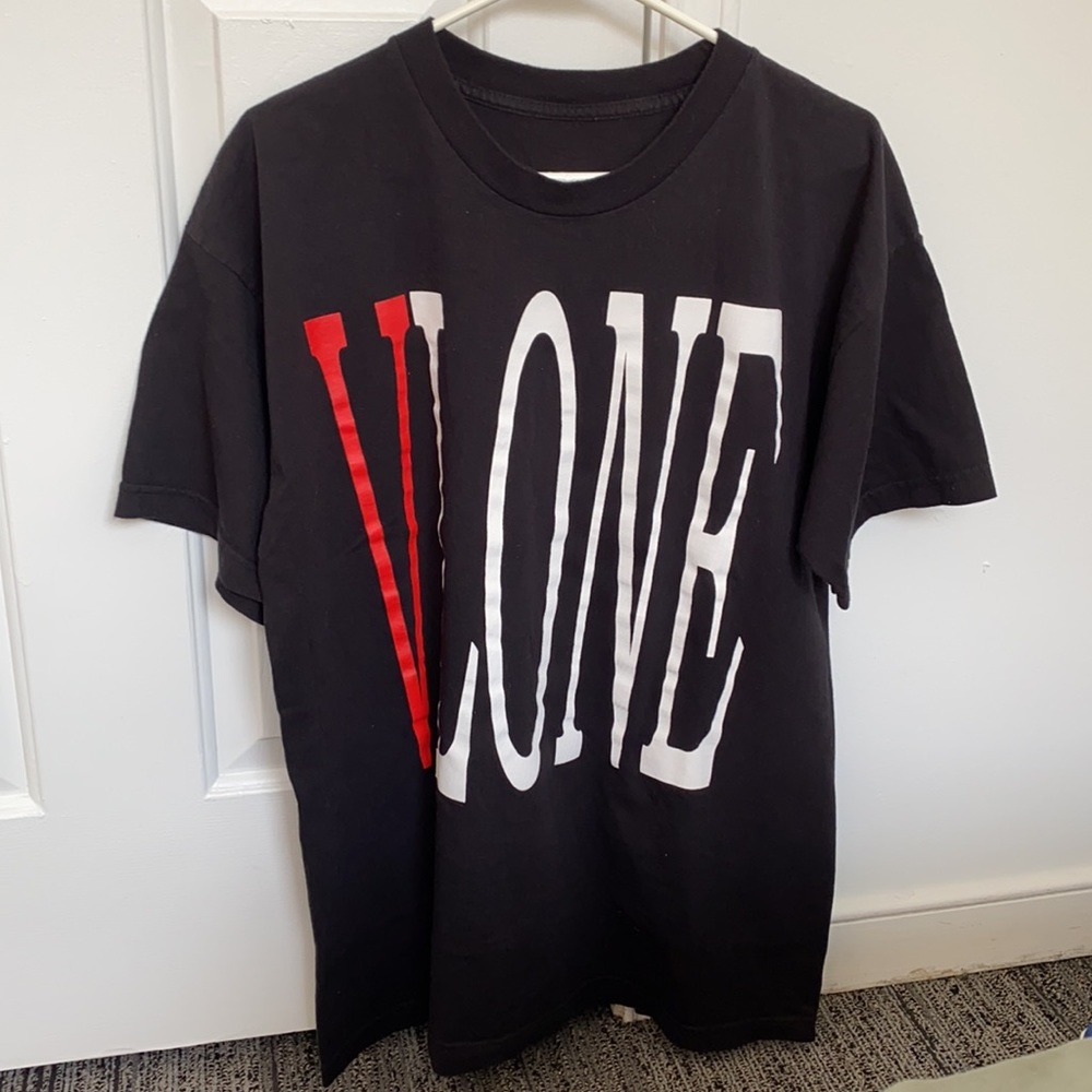 Vlone Staple Tee Black/Red 🥷🏿👹